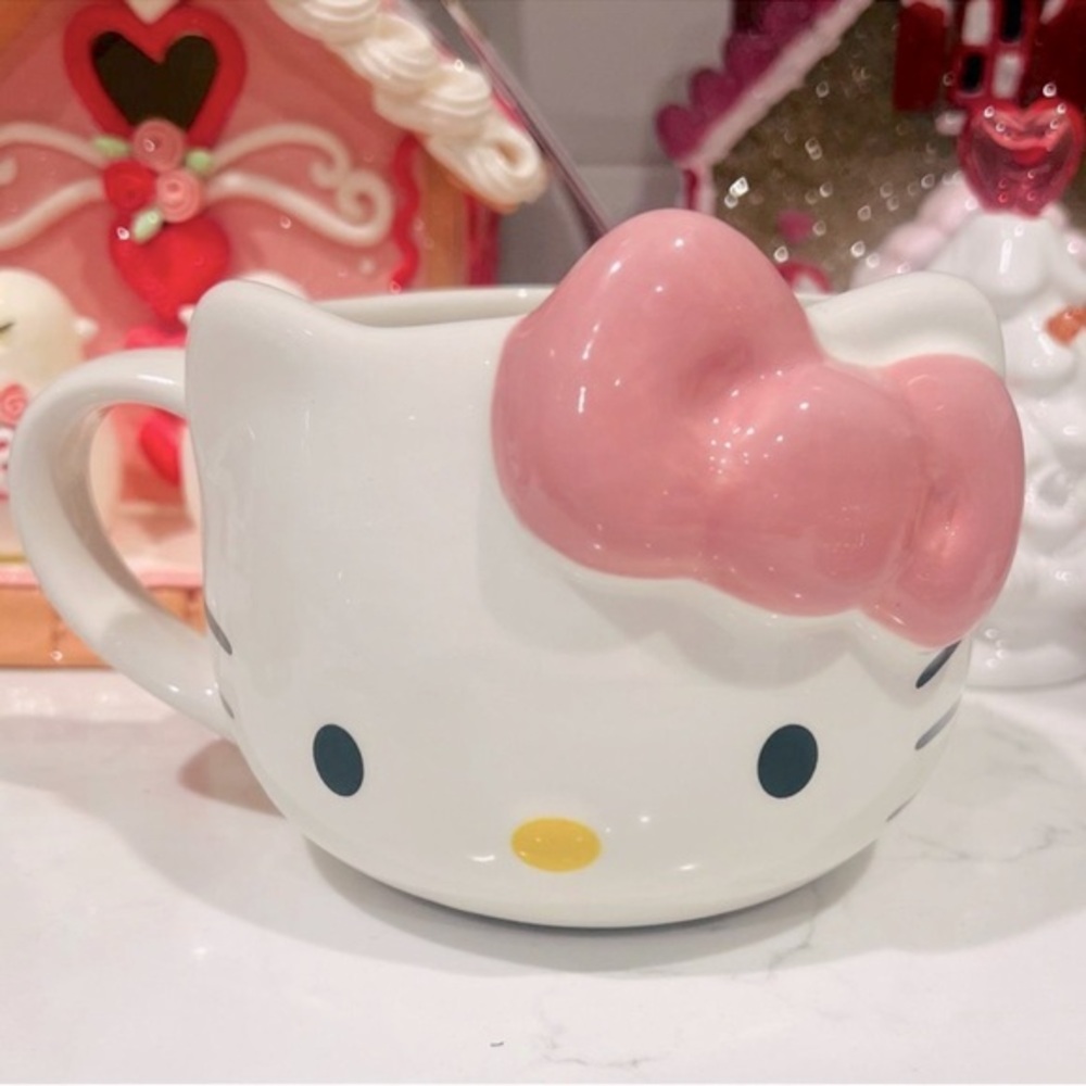 Hello Kitty Sanrio Coquette Girl Lolita Goth Kawaii Soup Coffee Mug